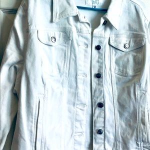 3xl White Maternity Jean Jacket & Maternity Shorts